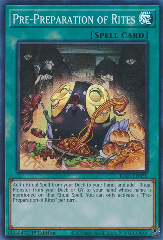 Image for Pre-Preparation of Rites (25th Anniversary Rarity Collection) (RA01-EN055) - YuGiOh