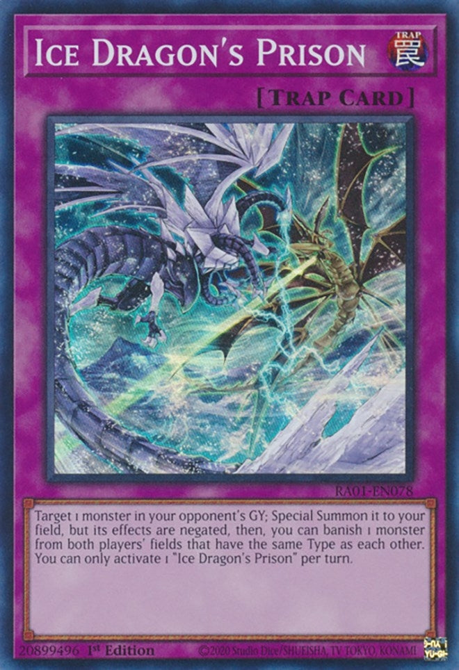 Image for Ice Dragon's Prison (25th Anniversary Rarity Collection) (RA01-EN078) - YuGiOh