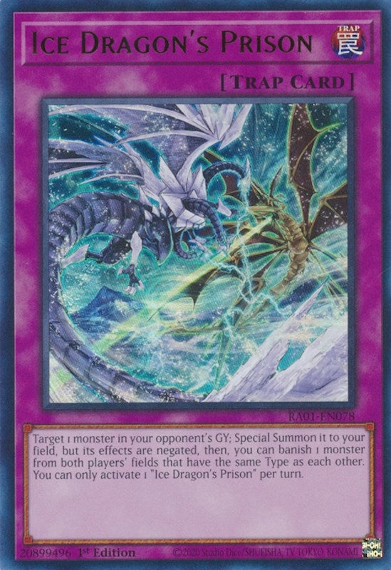 Image for Ice Dragon's Prison (UR) (25th Anniversary Rarity Collection) (RA01-EN078) - YuGiOh