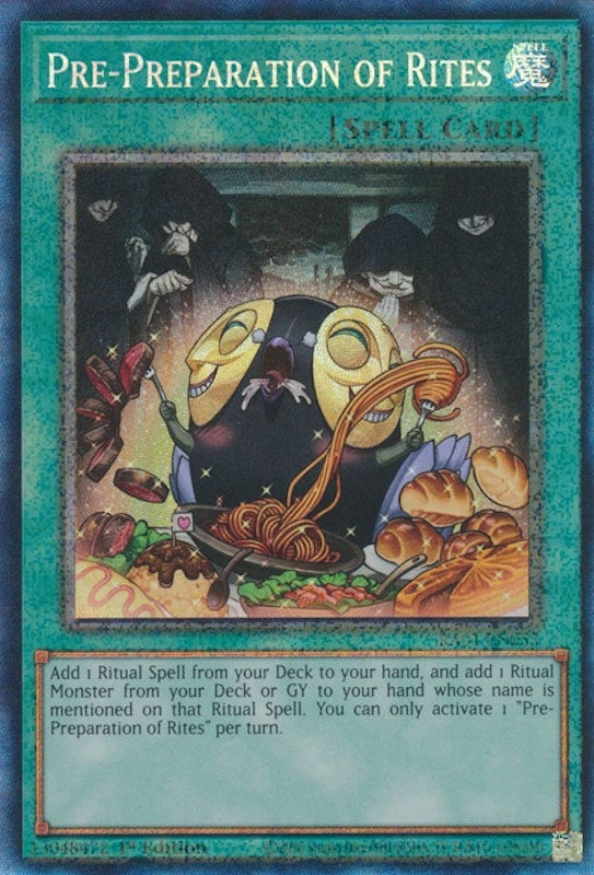 Image for Pre-Preparation of Rites (PCR) (25th Anniversary Rarity Collection) (RA01-EN055) - YuGiOh