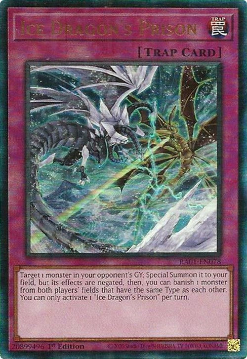 Image for Ice Dragon's Prison (PUR) (25th Anniversary Rarity Collection) (RA01-EN078) - YuGiOh