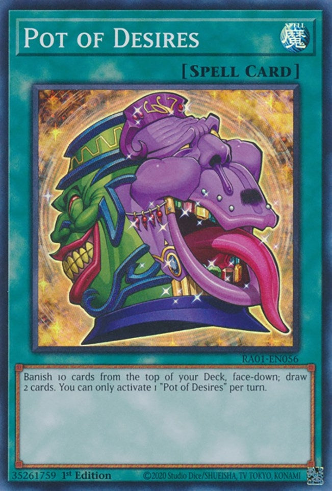 Image for Pot of Desires (25th Anniversary Rarity Collection) (RA01-EN056) - YuGiOh