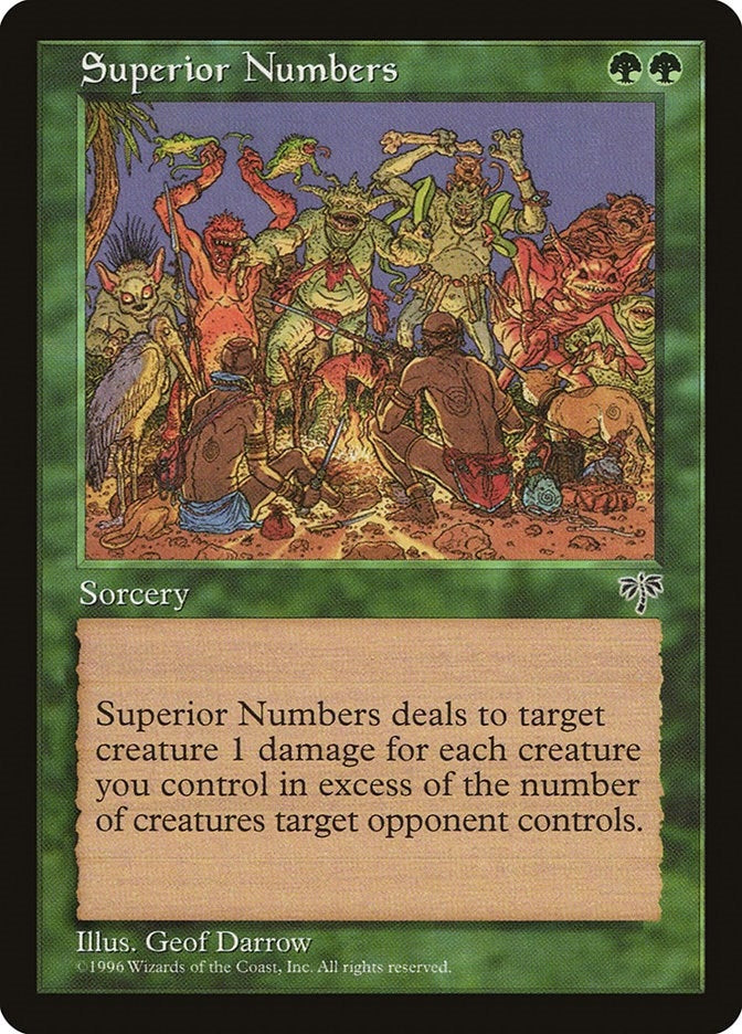 Image for Superior Numbers (Mirage) - Magic: The Gathering