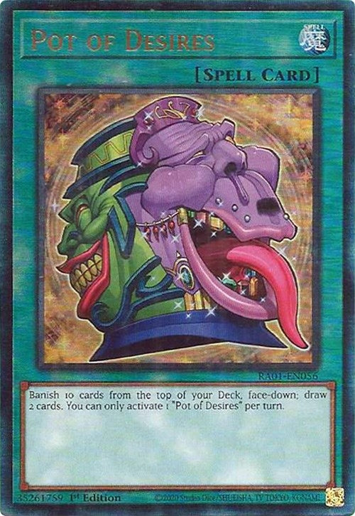 Image for Pot of Desires (PUR) (25th Anniversary Rarity Collection) (RA01-EN056) - YuGiOh