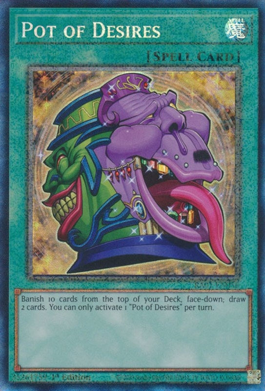 Image for Pot of Desires (PCR) (25th Anniversary Rarity Collection) (RA01-EN056) - YuGiOh