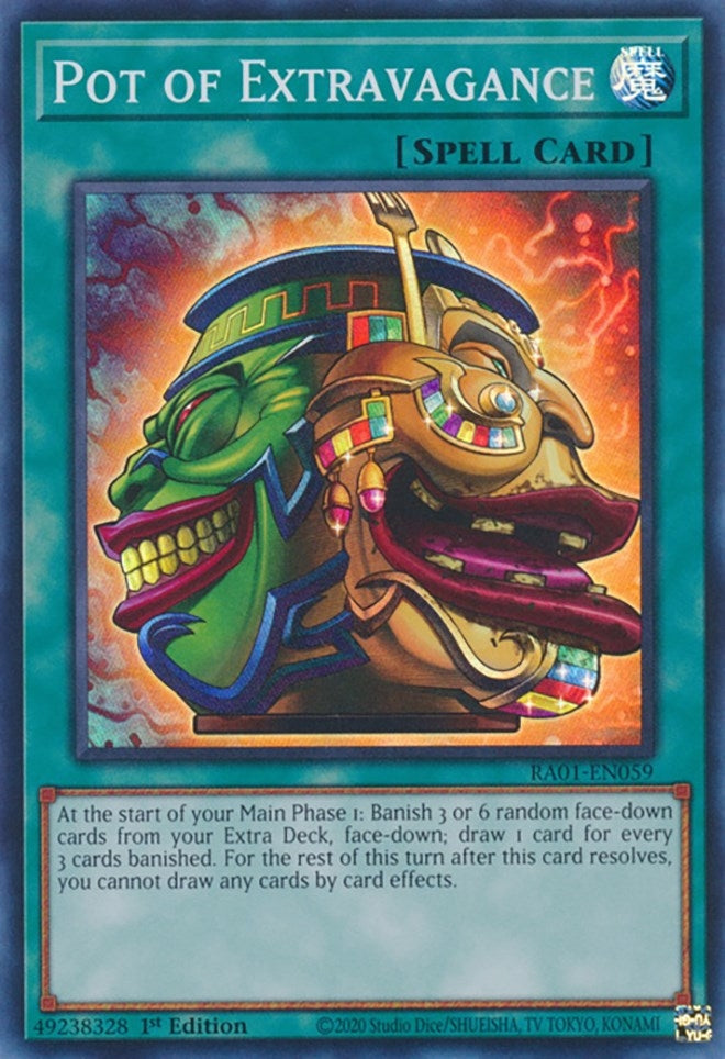Image for Pot of Extravagance (25th Anniversary Rarity Collection) (RA01-EN059) - YuGiOh