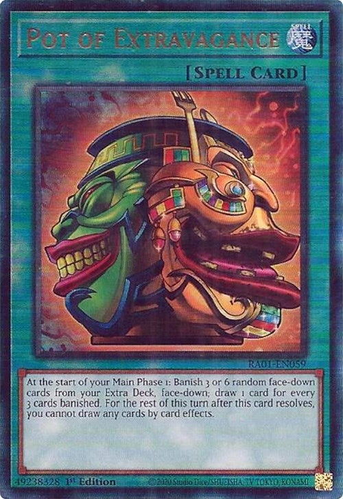Image for Pot of Extravagance (PUR) (25th Anniversary Rarity Collection) (RA01-EN059) - YuGiOh