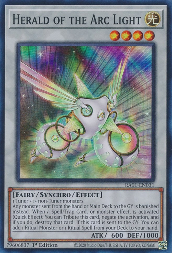 Image for Herald of the Arc Light (25th Anniversary Rarity Collection) (RA01-EN031) - YuGiOh
