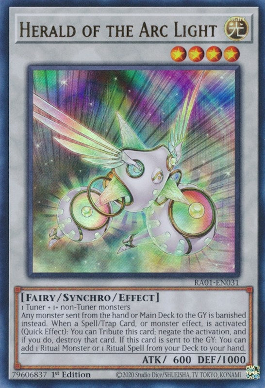 Image for Herald of the Arc Light (UR) (25th Anniversary Rarity Collection) (RA01-EN031) - YuGiOh