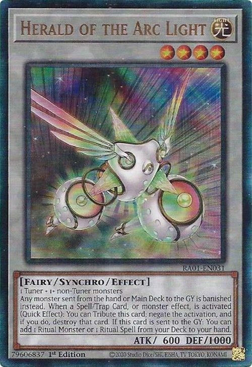 Image for Herald of the Arc Light (PUR) (25th Anniversary Rarity Collection) (RA01-EN031) - YuGiOh
