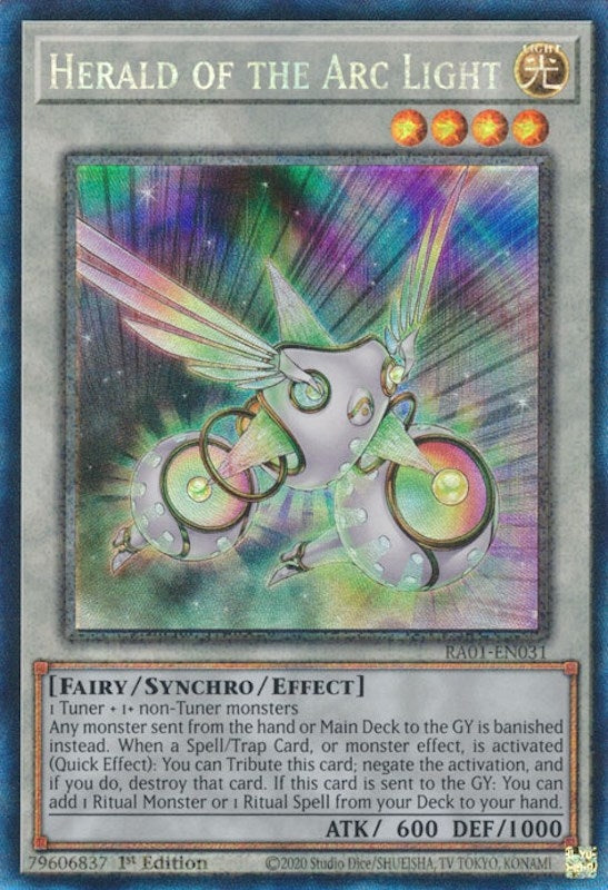 Image for Herald of the Arc Light (PCR) (25th Anniversary Rarity Collection) (RA01-EN031) - YuGiOh