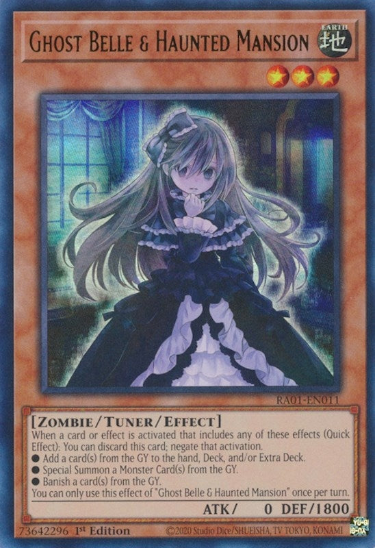 Image for Ghost Belle & Haunted Mansion (UR) (25th Anniversary Rarity Collection) (RA01-EN011) - YuGiOh