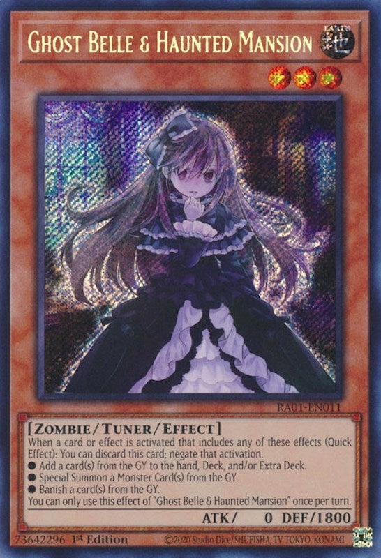 Image for Ghost Belle & Haunted Mansion (Secret Rare) (25th Anniversary Rarity Collection) (RA01-EN011) - YuGiOh