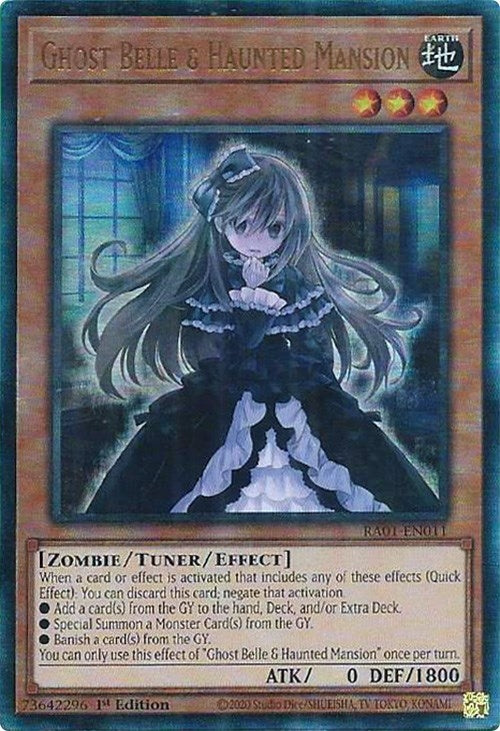 Image for Ghost Belle & Haunted Mansion (PUR) (25th Anniversary Rarity Collection) (RA01-EN011) - YuGiOh