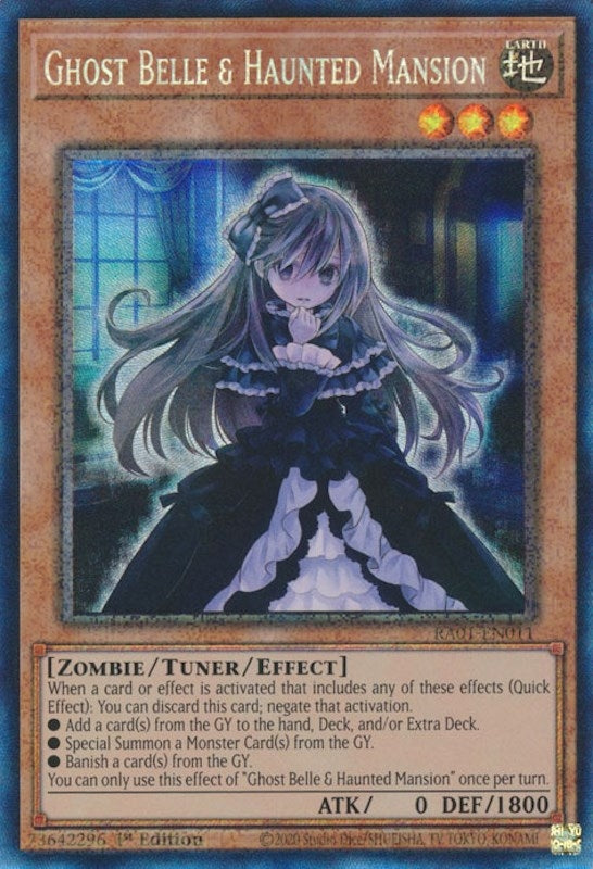 Image for Ghost Belle & Haunted Mansion (PCR) (25th Anniversary Rarity Collection) (RA01-EN011) - YuGiOh