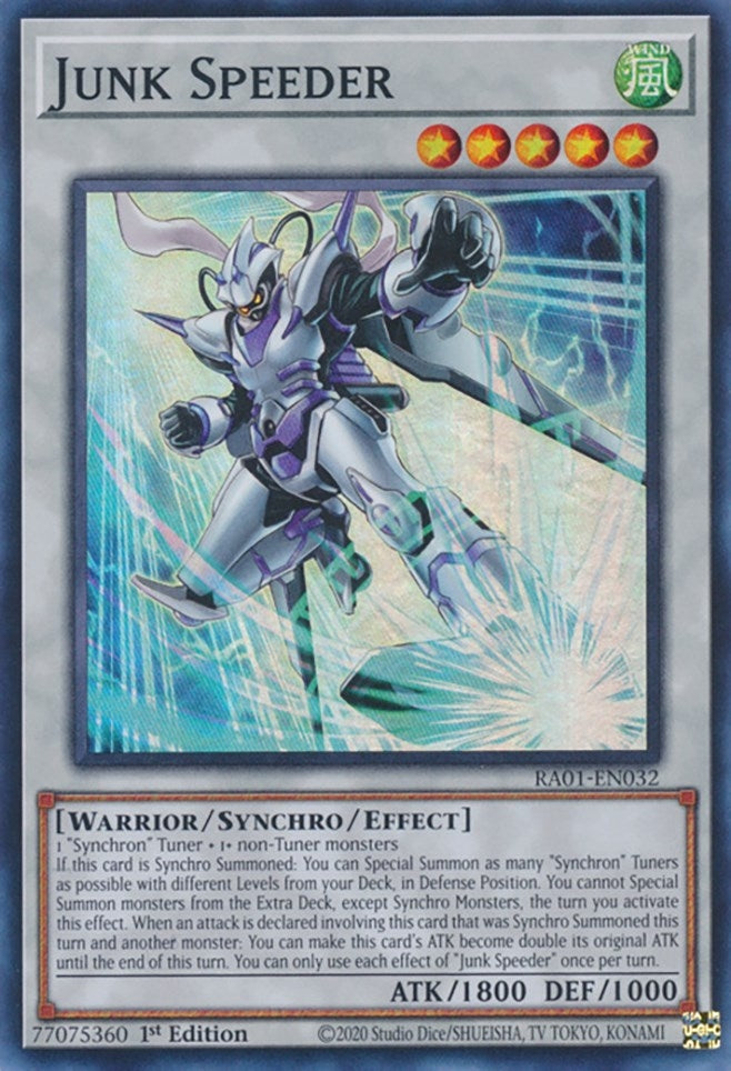 Image for Junk Speeder (25th Anniversary Rarity Collection) (RA01-EN032) - YuGiOh