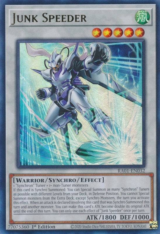 Image for Junk Speeder (UR) (25th Anniversary Rarity Collection) (RA01-EN032) - YuGiOh