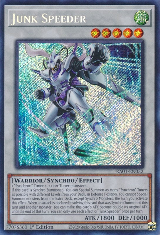 Image for Junk Speeder (Secret Rare) (25th Anniversary Rarity Collection) (RA01-EN032) - YuGiOh