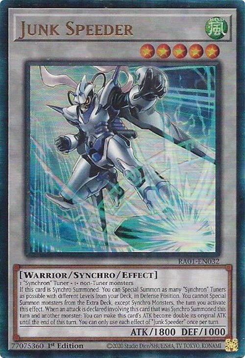 Image for Junk Speeder (PUR) (25th Anniversary Rarity Collection) (RA01-EN032) - YuGiOh