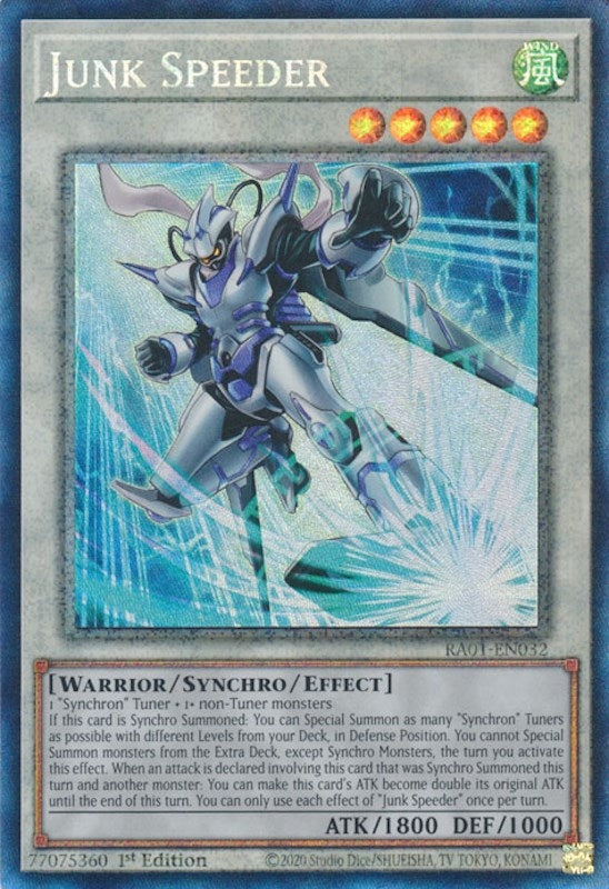 Image for Junk Speeder (PCR) (25th Anniversary Rarity Collection) (RA01-EN032) - YuGiOh