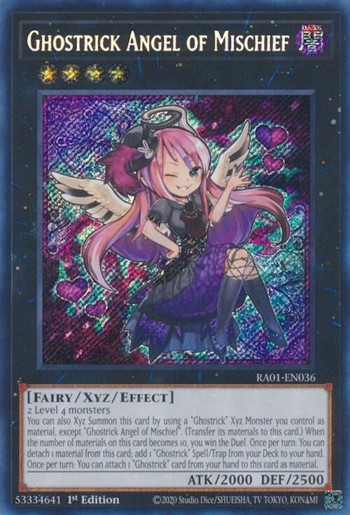 Image for Ghostrick Angel of Mischief (Secret Rare) (25th Anniversary Rarity Collection) (RA01-EN036) - YuGiOh