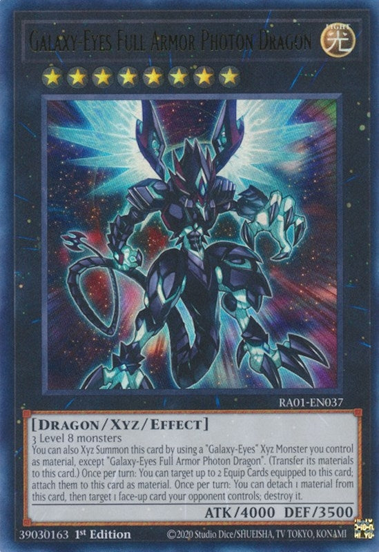 Image for Galaxy-Eyes Full Armor Photon Dragon (UR) (25th Anniversary Rarity Collection) (RA01-EN037) - YuGiOh
