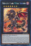 Image for Red-Eyes Flare Metal Dragon (Platinum Secret Rare) (25th Anniversary Rarity Collection) (RA01-EN038) - YuGiOh