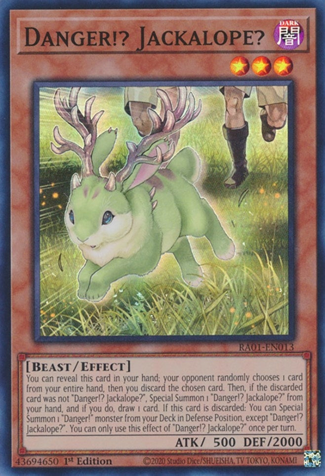 Image for Danger!? Jackalope? (25th Anniversary Rarity Collection) (RA01-EN013) - YuGiOh