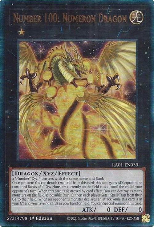 Image for Number 100: Numeron Dragon (PUR) (25th Anniversary Rarity Collection) (RA01-EN039) - YuGiOh