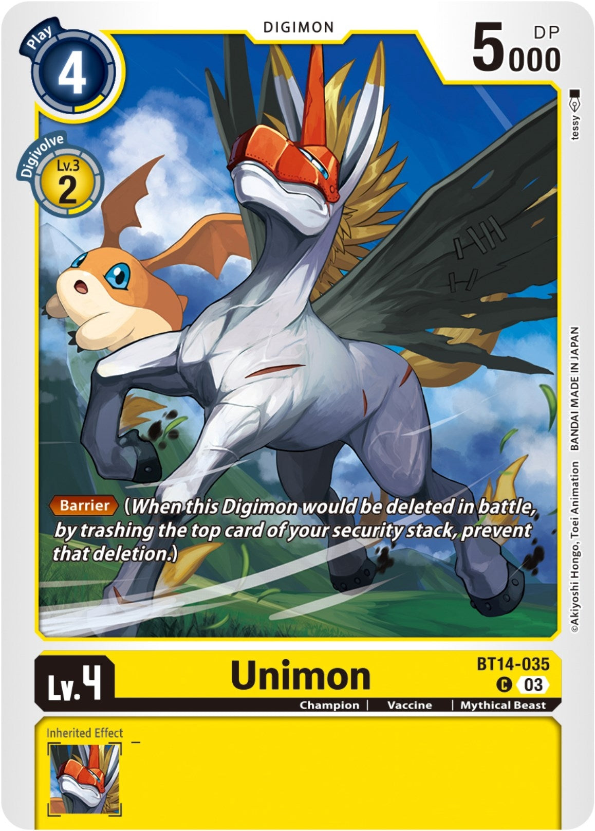 Image for Unimon (BT14) (14035)