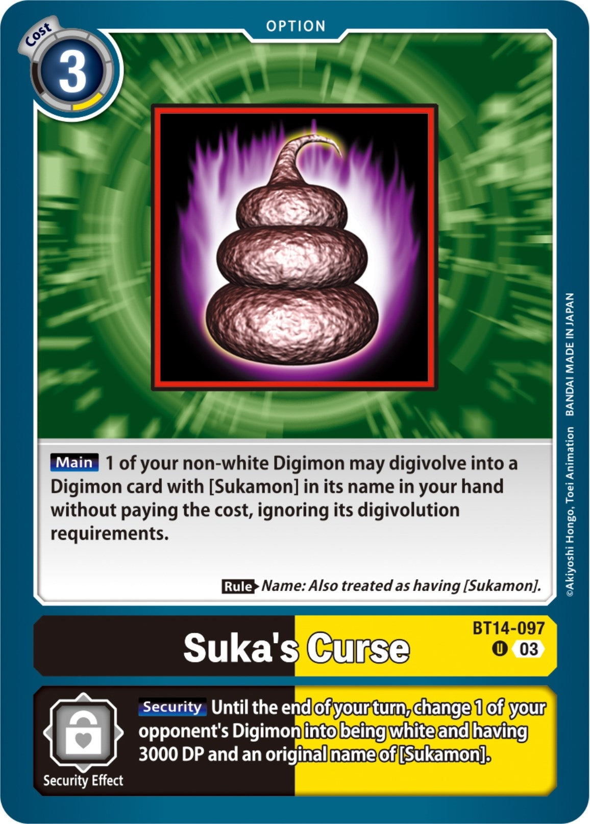 Image for Suka's Curse (BT14) (14097)