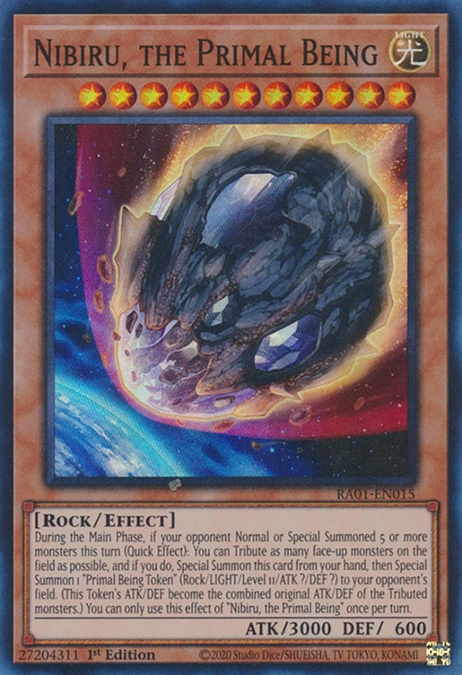 Image for Nibiru, the Primal Being (25th Anniversary Rarity Collection) (RA01-EN015) - YuGiOh
