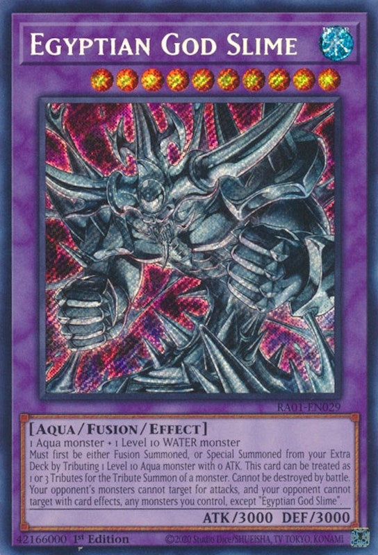 Image for Egyptian God Slime (Secret Rare) (25th Anniversary Rarity Collection) (RA01-EN029) - YuGiOh
