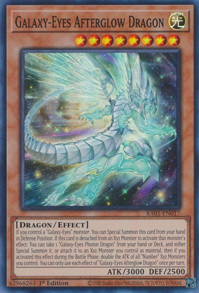 Image for Galaxy-Eyes Afterglow Dragon (25th Anniversary Rarity Collection) (RA01-EN017) - YuGiOh