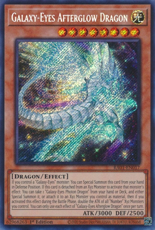 Image for Galaxy-Eyes Afterglow Dragon (Secret Rare) (25th Anniversary Rarity Collection) (RA01-EN017) - YuGiOh