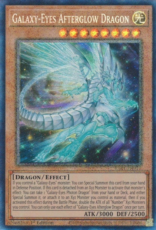 Image for Galaxy-Eyes Afterglow Dragon (PCR) (25th Anniversary Rarity Collection) (RA01-EN017) - YuGiOh