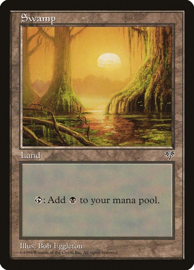 Image for Swamp (Mossy Roots) (Mirage) - Magic: The Gathering