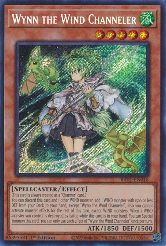 Image for Wynn the Wind Channeler (Secret Rare) (25th Anniversary Rarity Collection) (RA01-EN018) - YuGiOh
