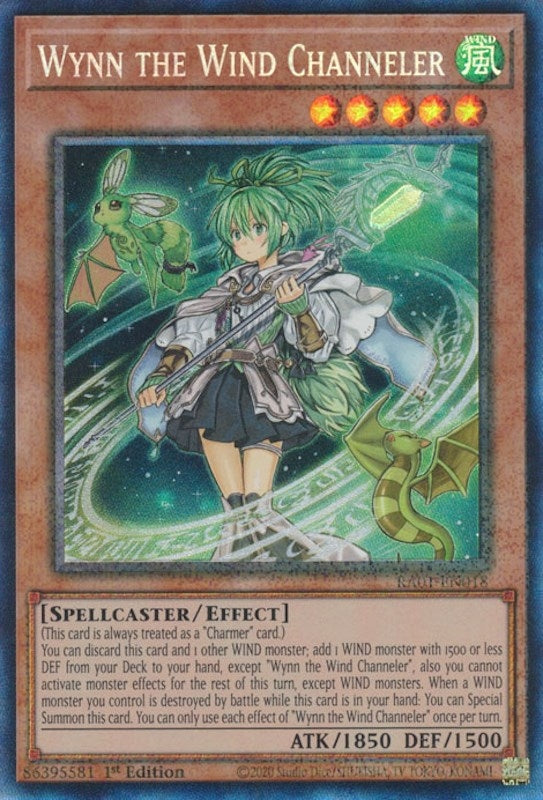 Image for Wynn the Wind Channeler (PCR) (25th Anniversary Rarity Collection) (RA01-EN018) - YuGiOh