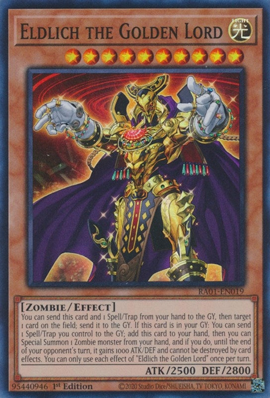 Image for Eldlich the Golden Lord (25th Anniversary Rarity Collection) (RA01-EN019) - YuGiOh