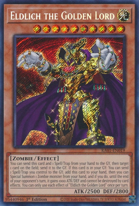 Image for Eldlich the Golden Lord (Secret Rare) (25th Anniversary Rarity Collection) (RA01-EN019) - YuGiOh