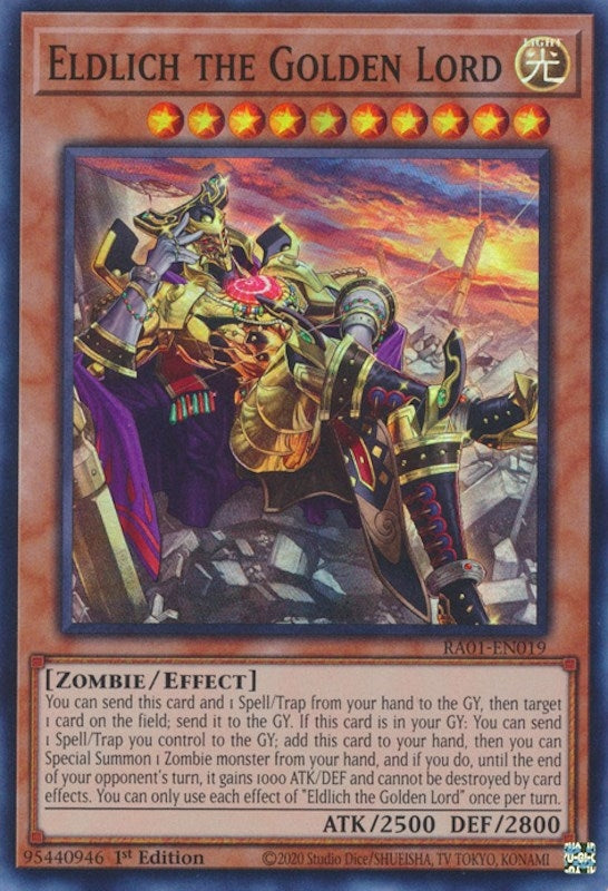 Image for Eldlich the Golden Lord (Alternate Art) (25th Anniversary Rarity Collection) (RA01-EN019) - YuGiOh