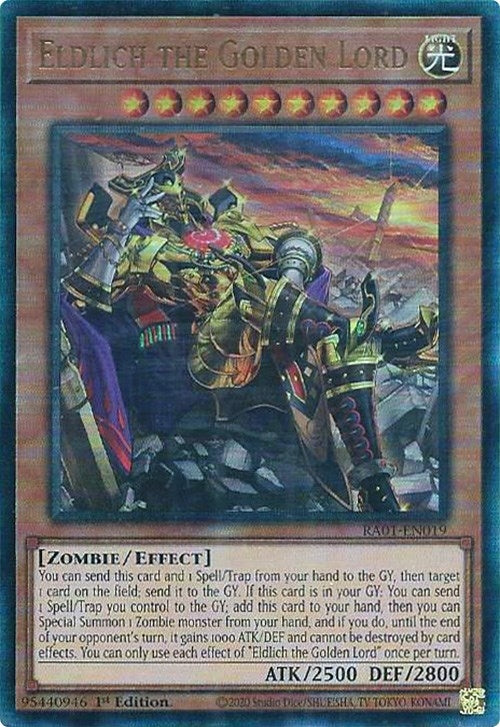 Image for Eldlich the Golden Lord (Alternate Art) (PUR) (25th Anniversary Rarity Collection) (RA01-EN019) - YuGiOh