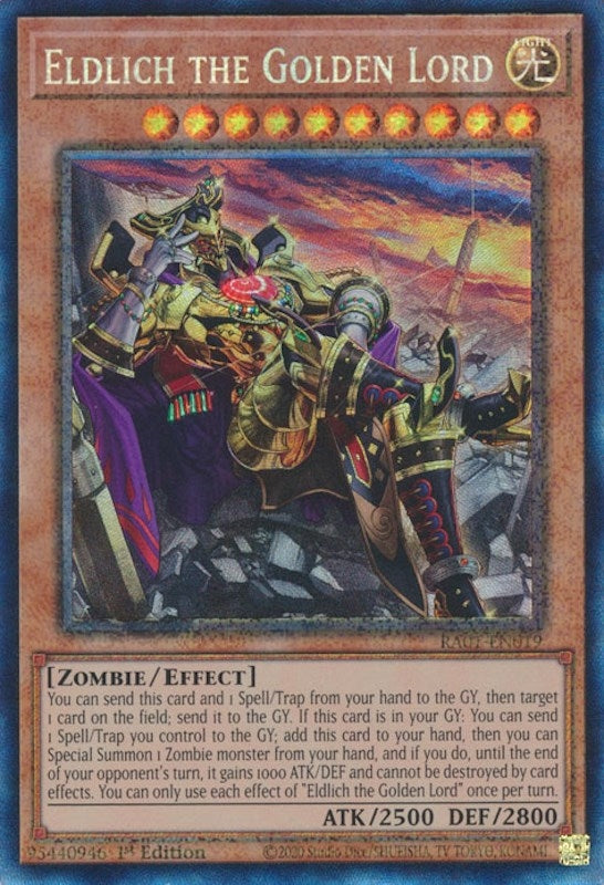 Image for Eldlich the Golden Lord (Alternate Art) (PCR) (25th Anniversary Rarity Collection) (RA01-EN019) - YuGiOh