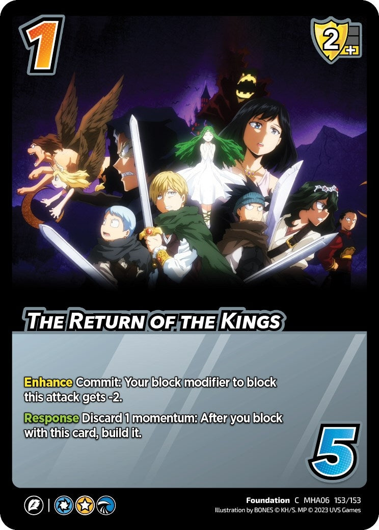 Image for The Return of the Kings (UniVersus: My Hero Academia: Jet Burn) (153/153) - UniVersus