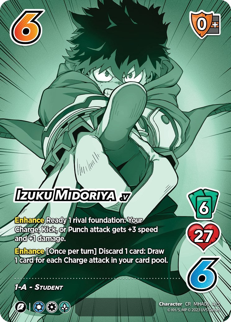 Image for Izuku Midoriya (Serial Numbered) (UniVersus: My Hero Academia: Jet Burn) (4/5) - UniVersus