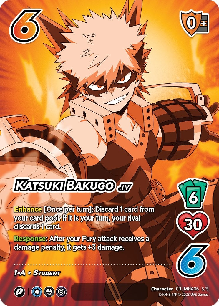 Image for Katsuki Bakugo (Serial Numbered) (UniVersus: My Hero Academia: Jet Burn) (5/5) - UniVersus