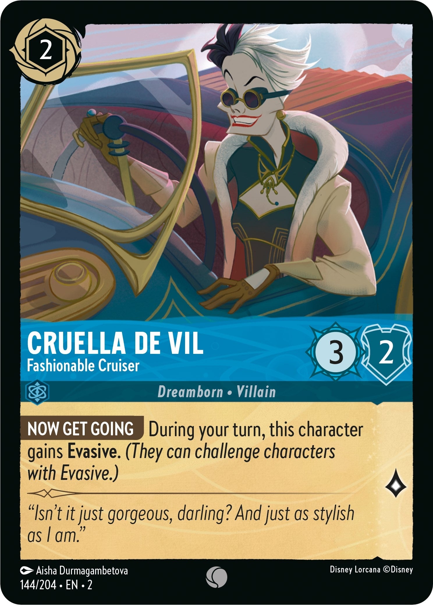 Image for Cruella De Vil - Fashionable Cruiser (2) (144)