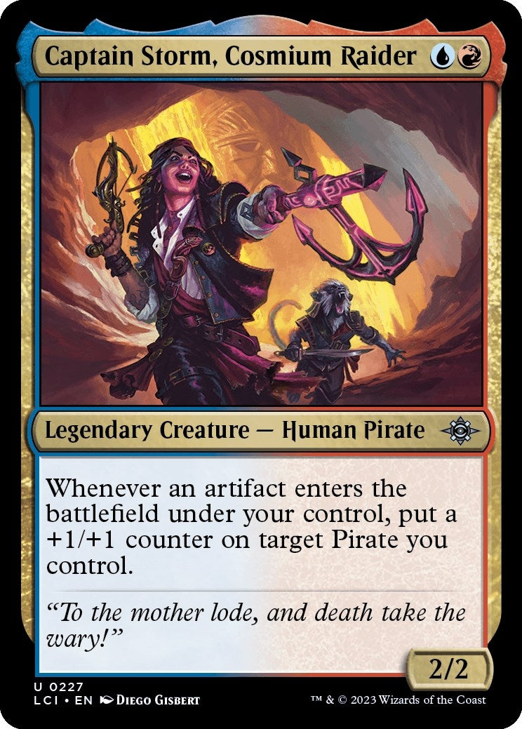 Image for Captain Storm, Cosmium Raider (The Lost Caverns of Ixalan) (227) - Magic: The Gathering
