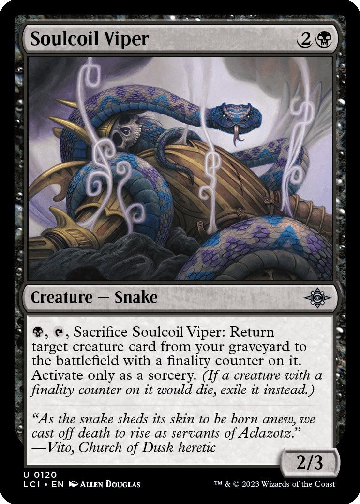 Image for Soulcoil Viper (The Lost Caverns of Ixalan) (120) - Magic: The Gathering